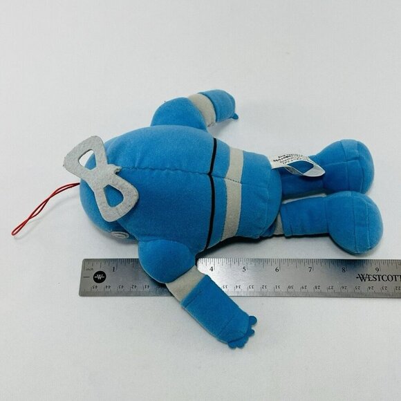 Sega Toys Anpanman Nanda Runda Plush Strap Cord Blue Robot Big Anime Japan Hang - Picture 7 of 12